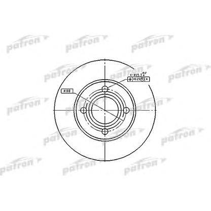 Photo Disque de frein PATRON PBD1521
