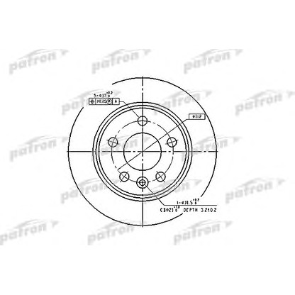 Photo Kit de plaquettes de frein, frein à disque PATRON PBD2777