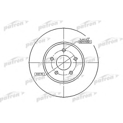 Foto Disco de freno PATRON PBD4147