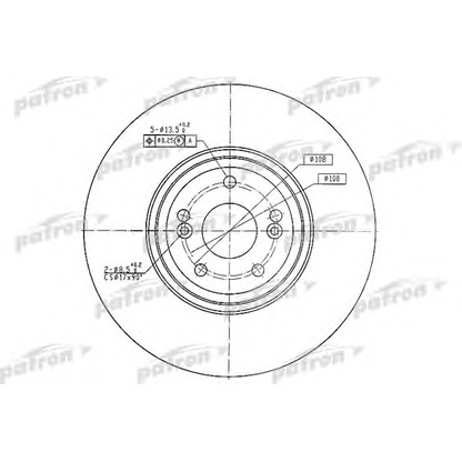 Photo Disque de frein PATRON PBD4231