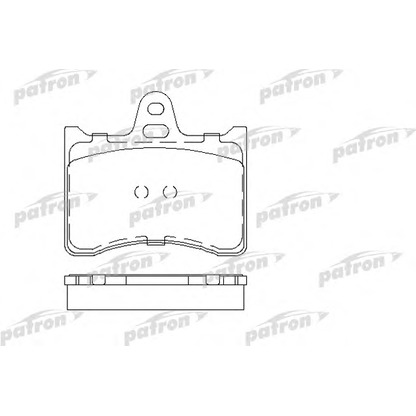 Photo Brake Pad Set, disc brake PATRON PBP1070