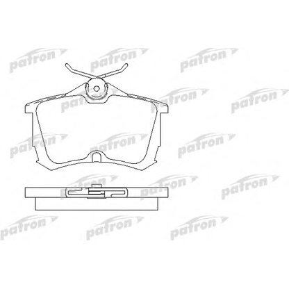 Photo Brake Pad Set, disc brake PATRON PBP1506