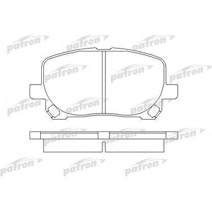 Photo Brake Pad Set, disc brake PATRON PBP1529