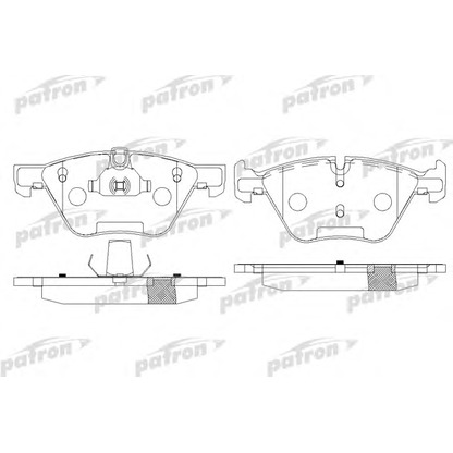 Photo Brake Pad Set, disc brake PATRON PBP1773
