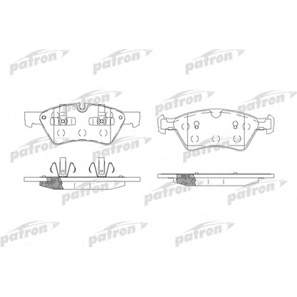 Foto Bremsbelagsatz, Scheibenbremse PATRON PBP1830