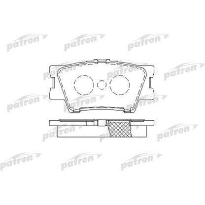 Photo Kit de plaquettes de frein, frein à disque PATRON PBP1892