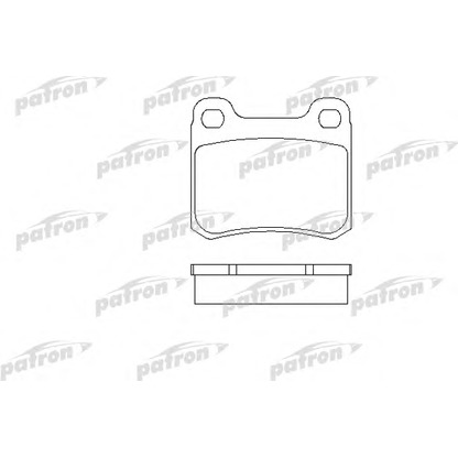 Photo Brake Pad Set, disc brake PATRON PBP328