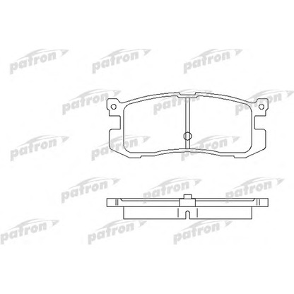 Photo Brake Pad Set, disc brake PATRON PBP630