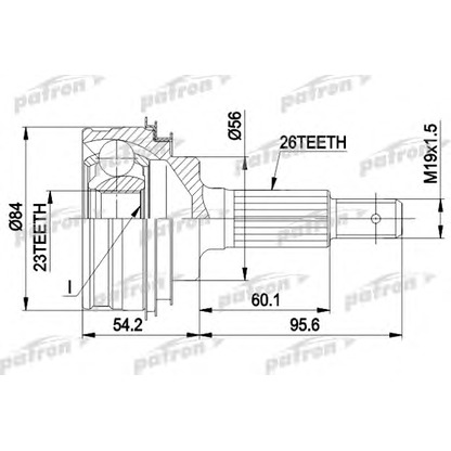 Foto Kit giunti, Semiasse PATRON PCV1030