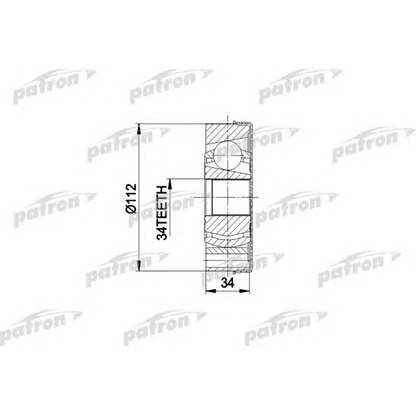 Photo Jeu de joints, arbre de transmission PATRON PCV5034