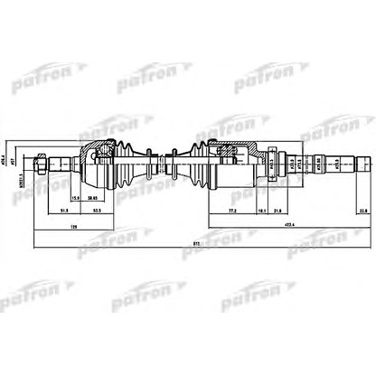 Photo Arbre de transmission PATRON PDS1063