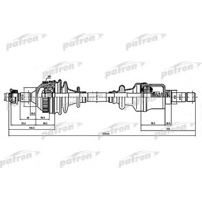 Photo Arbre de transmission PATRON PDS1136