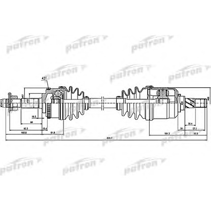 Foto Albero motore/Semiasse PATRON PDS1620