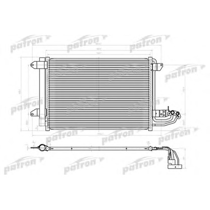 Photo Condenser, air conditioning PATRON PRS1156