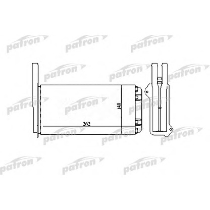 Photo Heat Exchanger, interior heating PATRON PRS2034