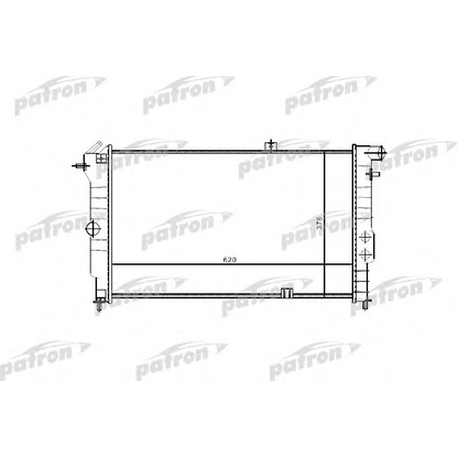 Фото Радиатор, охлаждение двигателя PATRON PRS3330