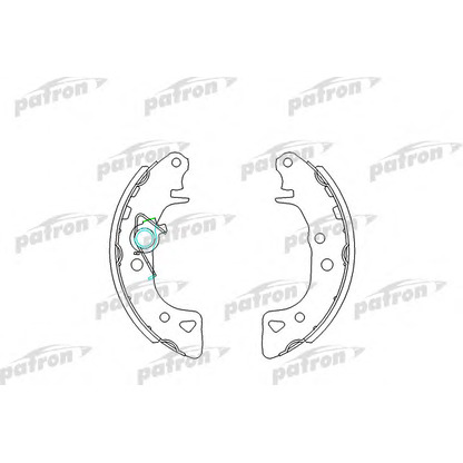 Photo Brake Shoe Set PATRON PSP232