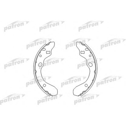 Photo Brake Shoe Set PATRON PSP540