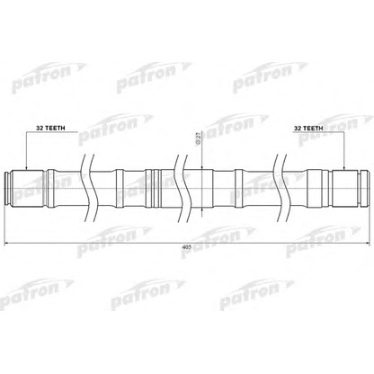 Фото Приводной вал PATRON QG18LH