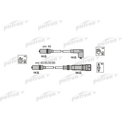 Photo Ignition Cable Kit PATRON PSCI1002