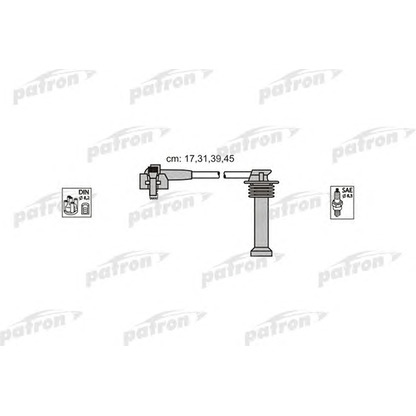 Photo Ignition Cable Kit PATRON PSCI1004
