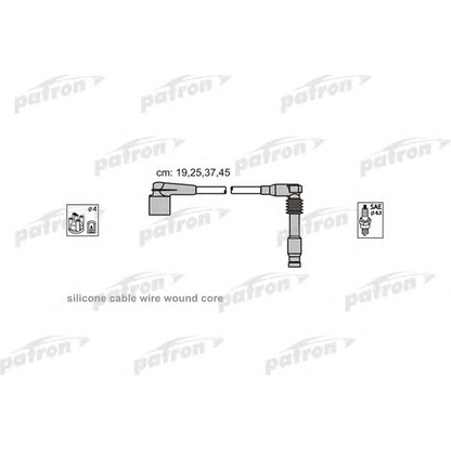 Фото Комплект проводов зажигания PATRON PSCI2002