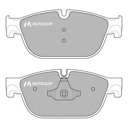 Photo Kit de plaquettes de frein, frein à disque MOTAQUIP LVXL1642