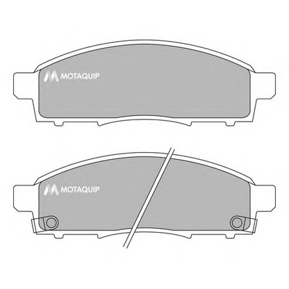 Photo Brake Pad Set, disc brake MOTAQUIP LVXL1695