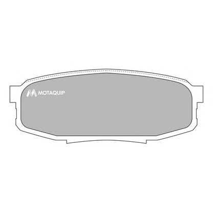 Фото Комплект тормозных колодок, дисковый тормоз MOTAQUIP LVXL1702