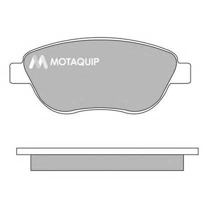 Photo Brake Pad Set, disc brake MOTAQUIP LVXL1007