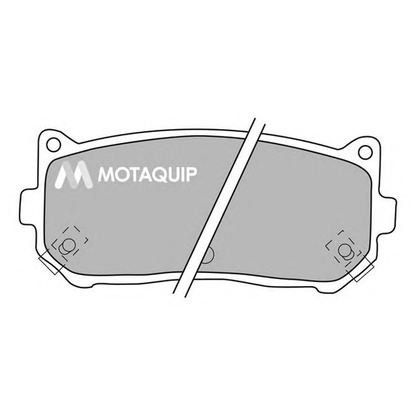 Фото Комплект тормозных колодок, дисковый тормоз MOTAQUIP LVXL1053