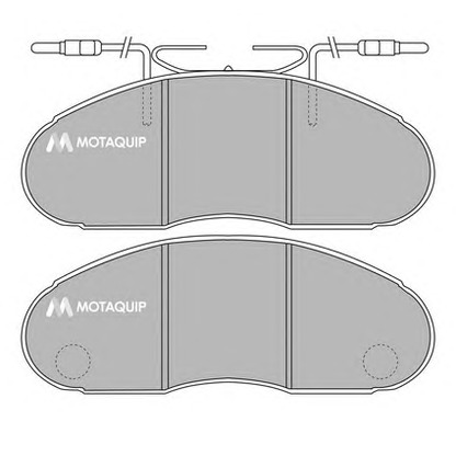 Zdjęcie Zestaw klocków hamulcowych, hamulce tarczowe MOTAQUIP LVXL109