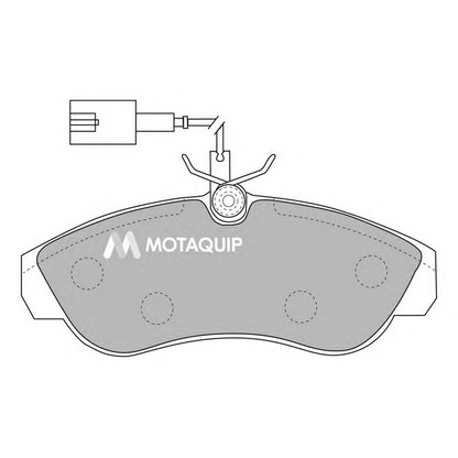 Photo Brake Pad Set, disc brake MOTAQUIP LVXL1090