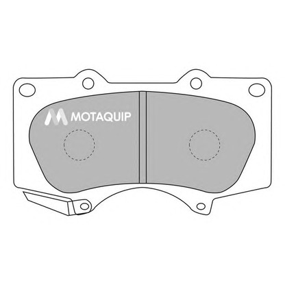 Photo Kit de plaquettes de frein, frein à disque MOTAQUIP LVXL1106