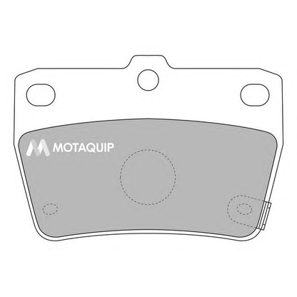 Photo Kit de plaquettes de frein, frein à disque MOTAQUIP LVXL1110