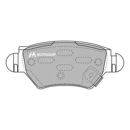 Фото Комплект тормозных колодок, дисковый тормоз MOTAQUIP LVXL1113