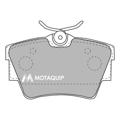 Фото Комплект тормозных колодок, дисковый тормоз MOTAQUIP LVXL1123