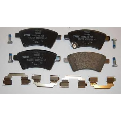 Photo Brake Pad Set, disc brake MOTAQUIP LVXL1304