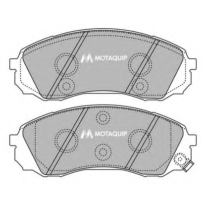 Фото Комплект тормозных колодок, дисковый тормоз MOTAQUIP LVXL1420