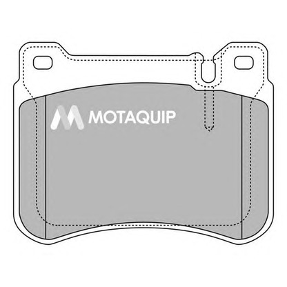 Фото Комплект тормозных колодок, дисковый тормоз MOTAQUIP LVXL1426