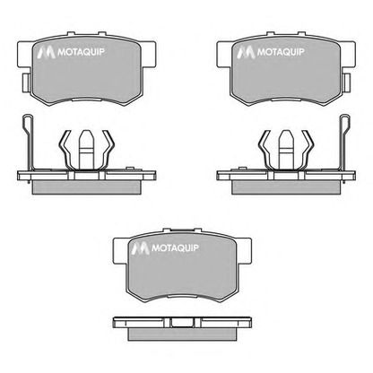 Photo Brake Pad Set, disc brake MOTAQUIP LVXL1442