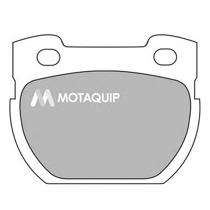 Фото Комплект тормозных колодок, дисковый тормоз MOTAQUIP LVXL166