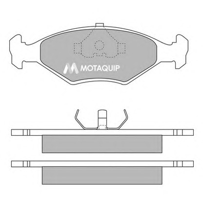 Photo Kit de plaquettes de frein, frein à disque MOTAQUIP LVXL198
