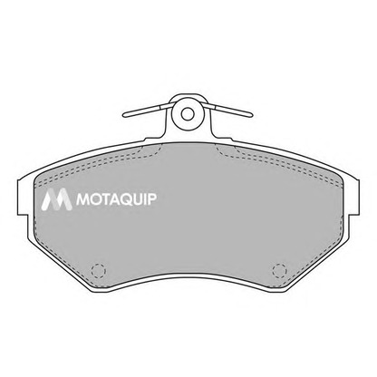 Photo Brake Pad Set, disc brake MOTAQUIP LVXL208