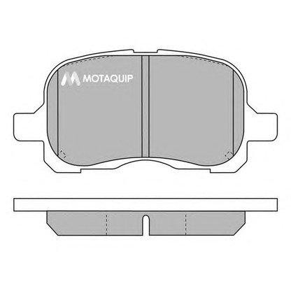 Photo Kit de plaquettes de frein, frein à disque MOTAQUIP LVXL209