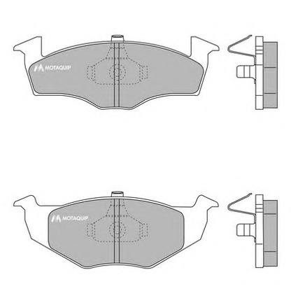 Photo Brake Pad Set, disc brake MOTAQUIP LVXL216