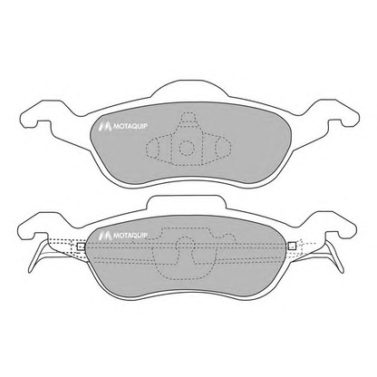 Фото Комплект тормозных колодок, дисковый тормоз MOTAQUIP LVXL265