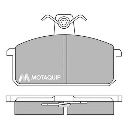 Photo Kit de plaquettes de frein, frein à disque MOTAQUIP LVXL278
