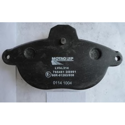 Photo Brake Pad Set, disc brake MOTAQUIP LVXL314