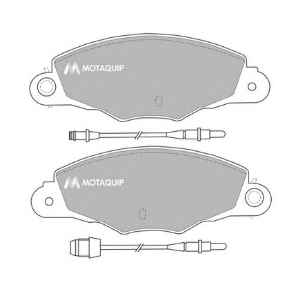 Foto Kit pastiglie freno, Freno a disco MOTAQUIP LVXL319